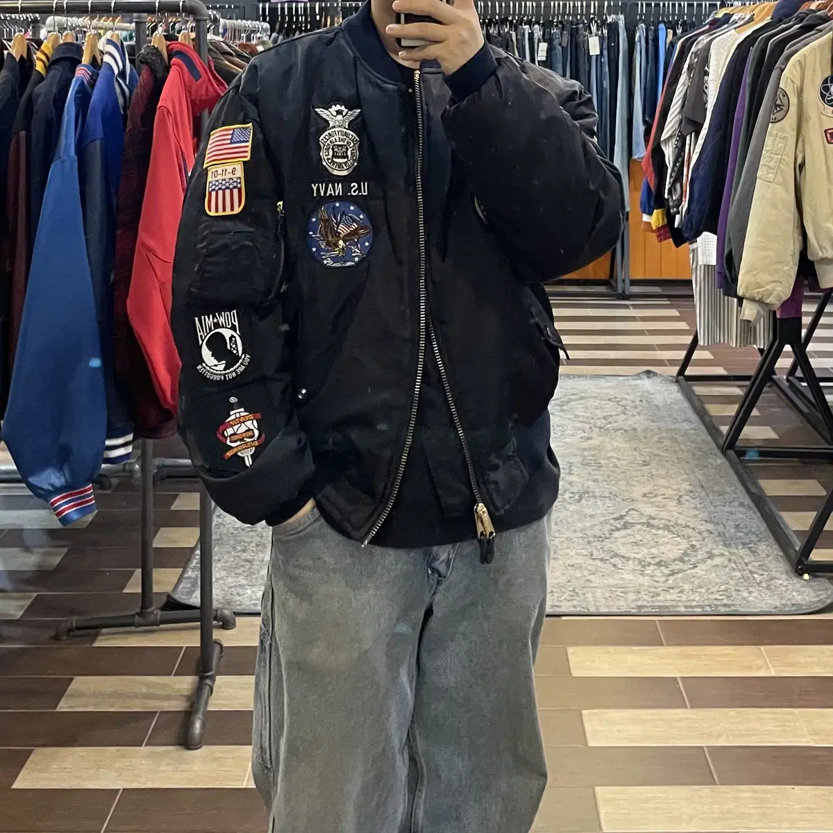 ROTHCO MA-1 Jacket 로스코 커스텀 마원자켓