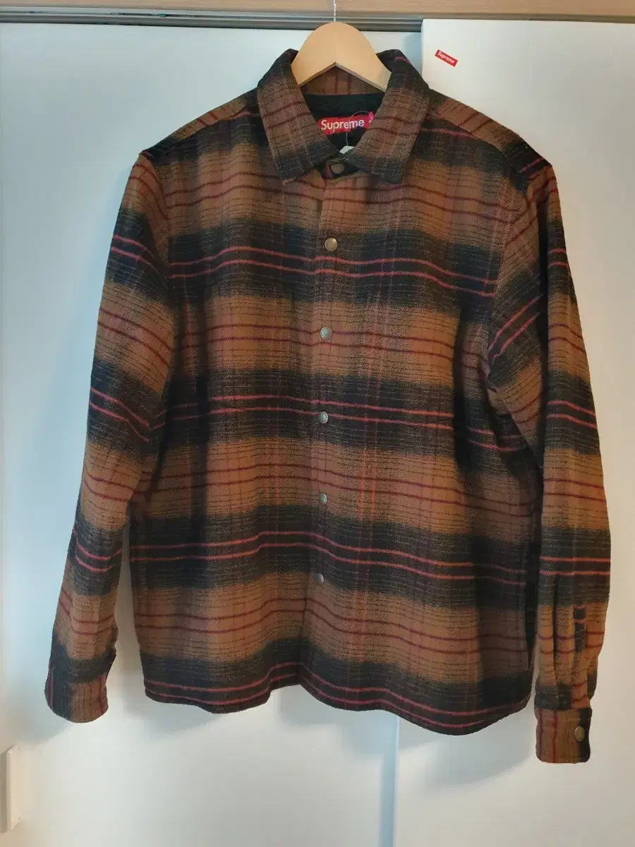 [M]Supreme 23fw Checked Flannel Shirt