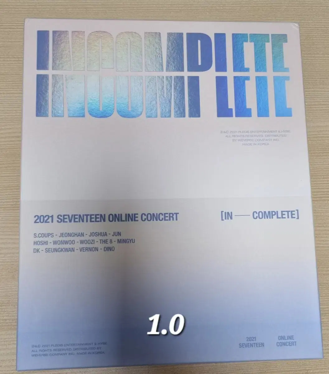 Seventeen Incompletes dvd WTS