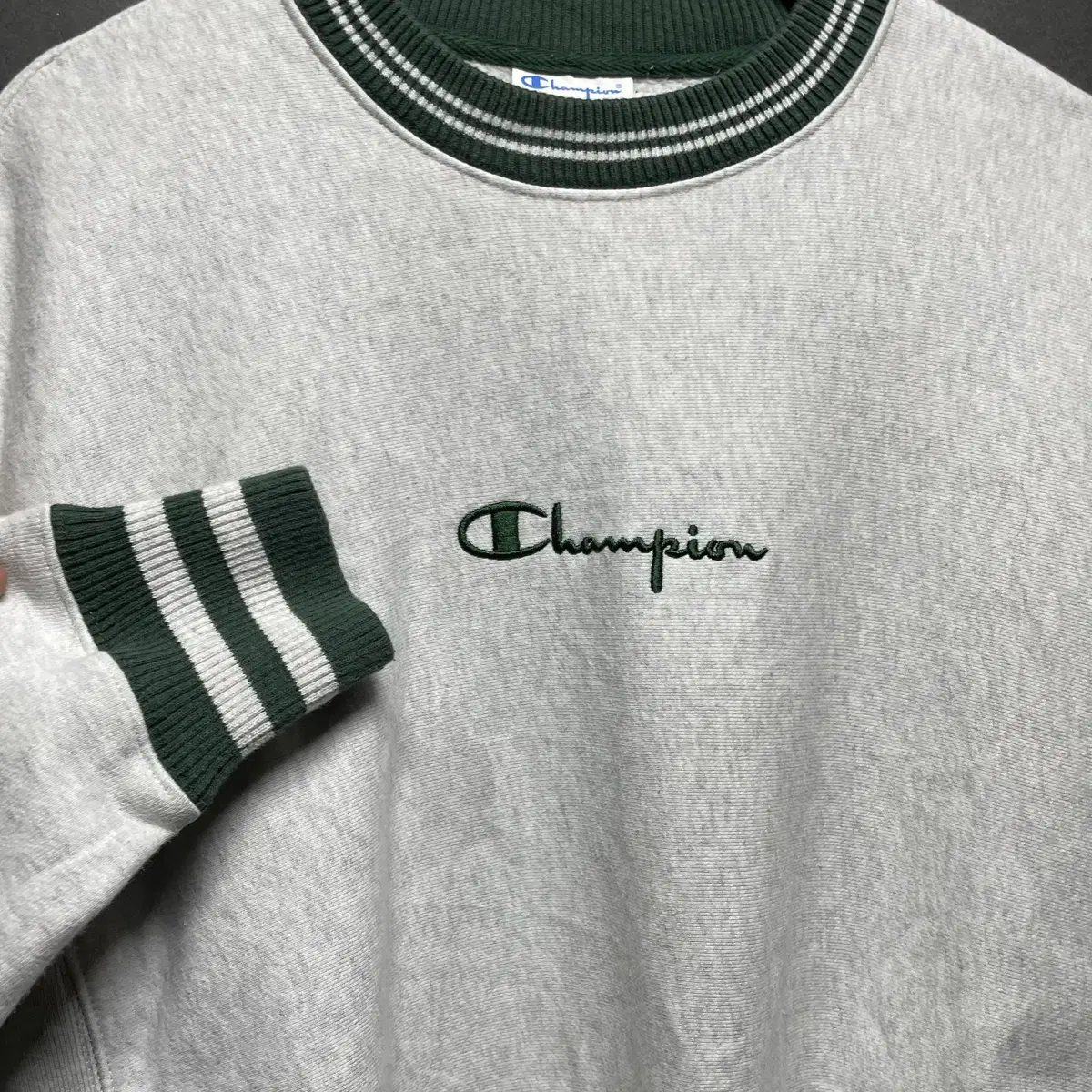 Champion Reverse Weave 챔피온 리버스위브 코튼 크루넥