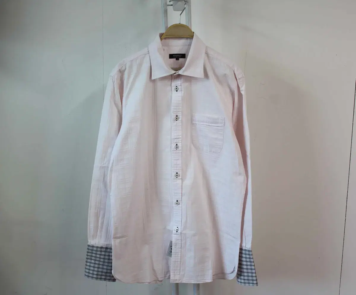 N-9831/Genuine Burberry Men's Cufflink Dress Shirt