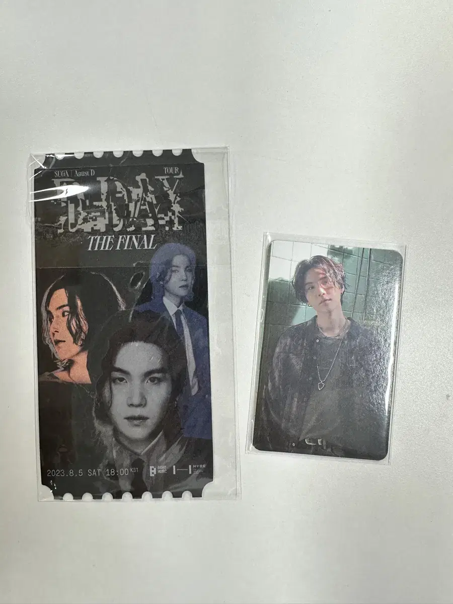 yoon gi dey the final ticket+photocard 23.08.05