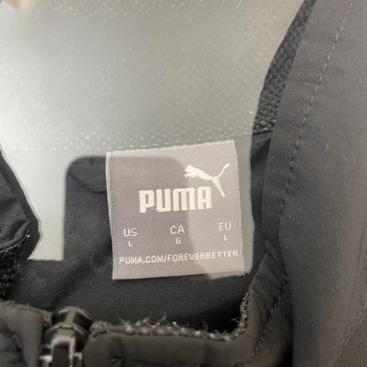 PUMA 푸마 로고프린팅 바람막이 윈드브레이커 L