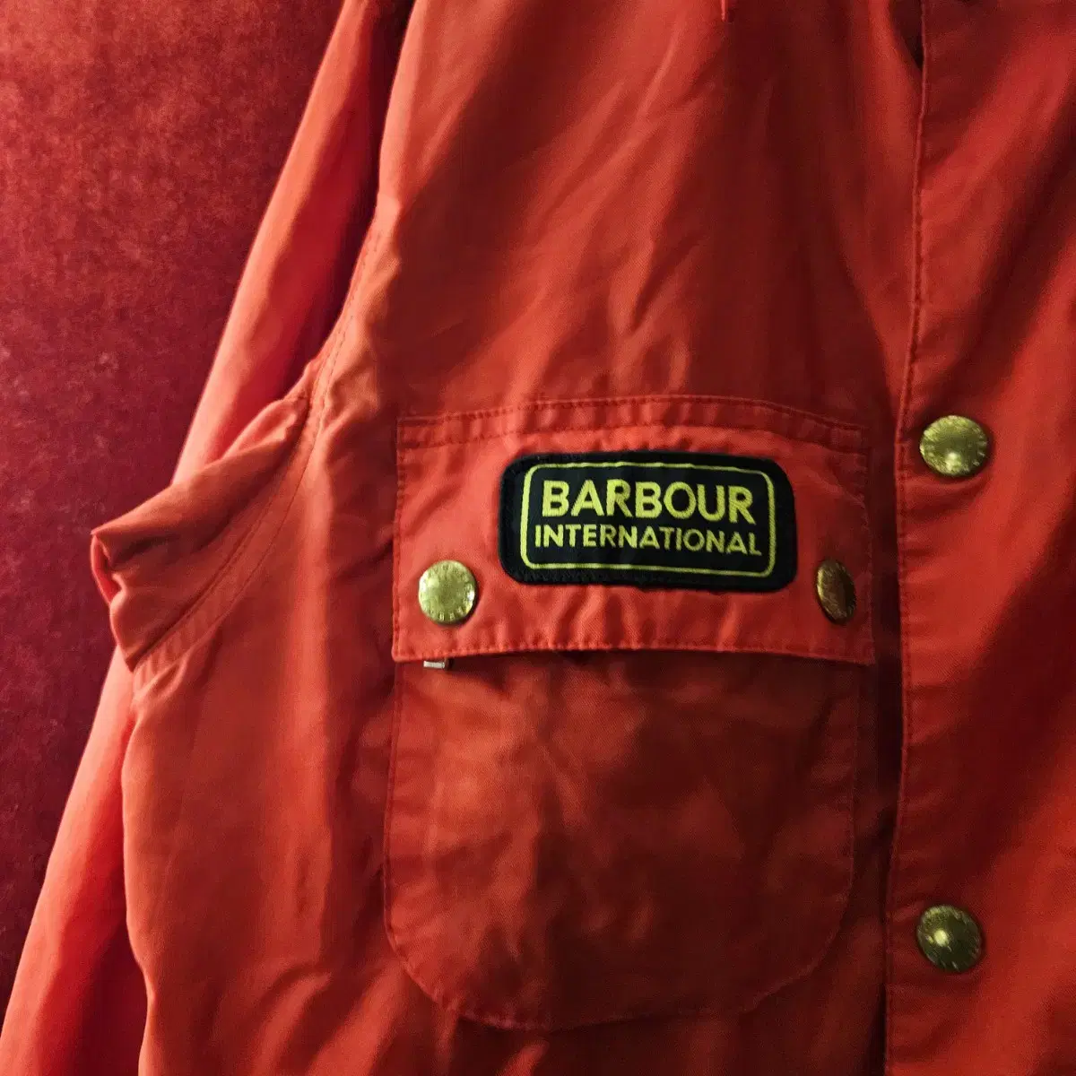 바버(BarBour) 인터네셔널 시그니쳐 왁싱자켓 M size