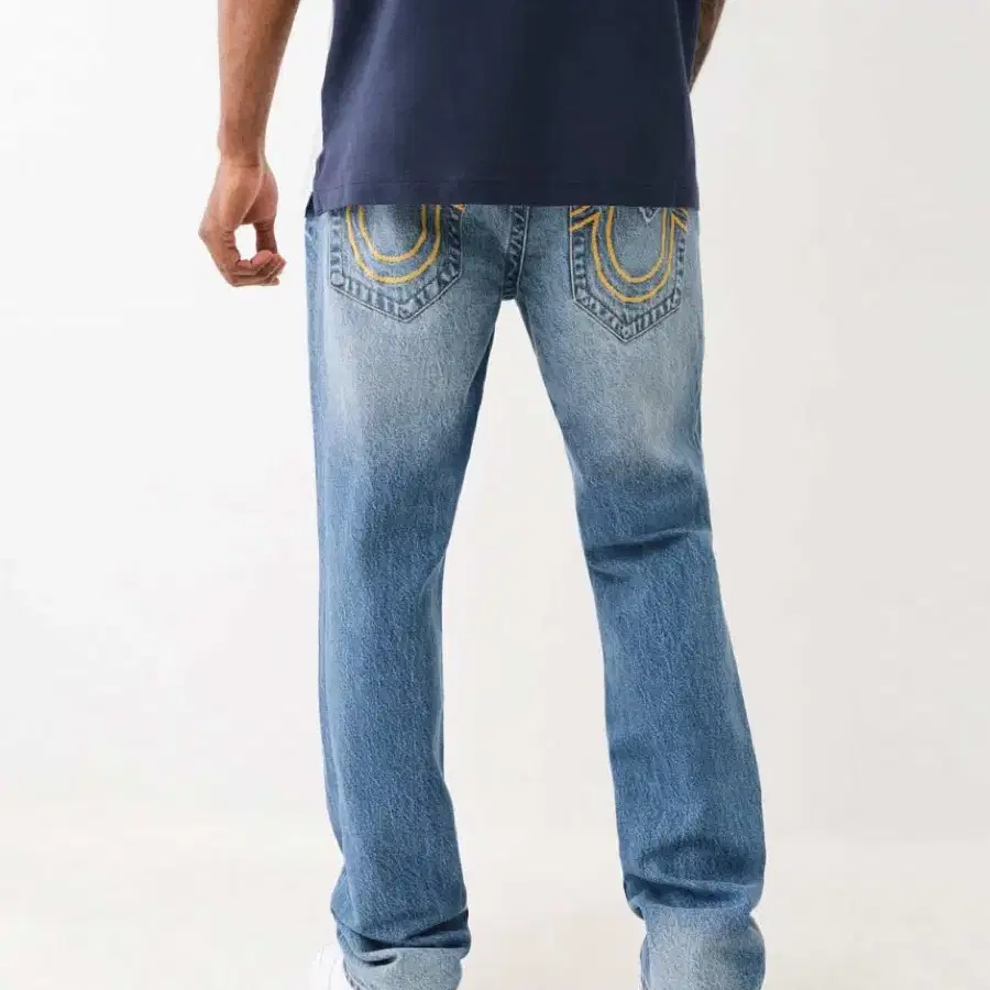 트루릴리젼 데님 청바지 ROPE STITCH DISTRESSED JEAN