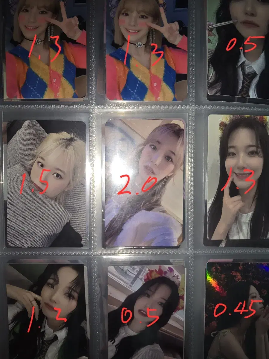 Fromis 9 baek jiheon photocard WTS