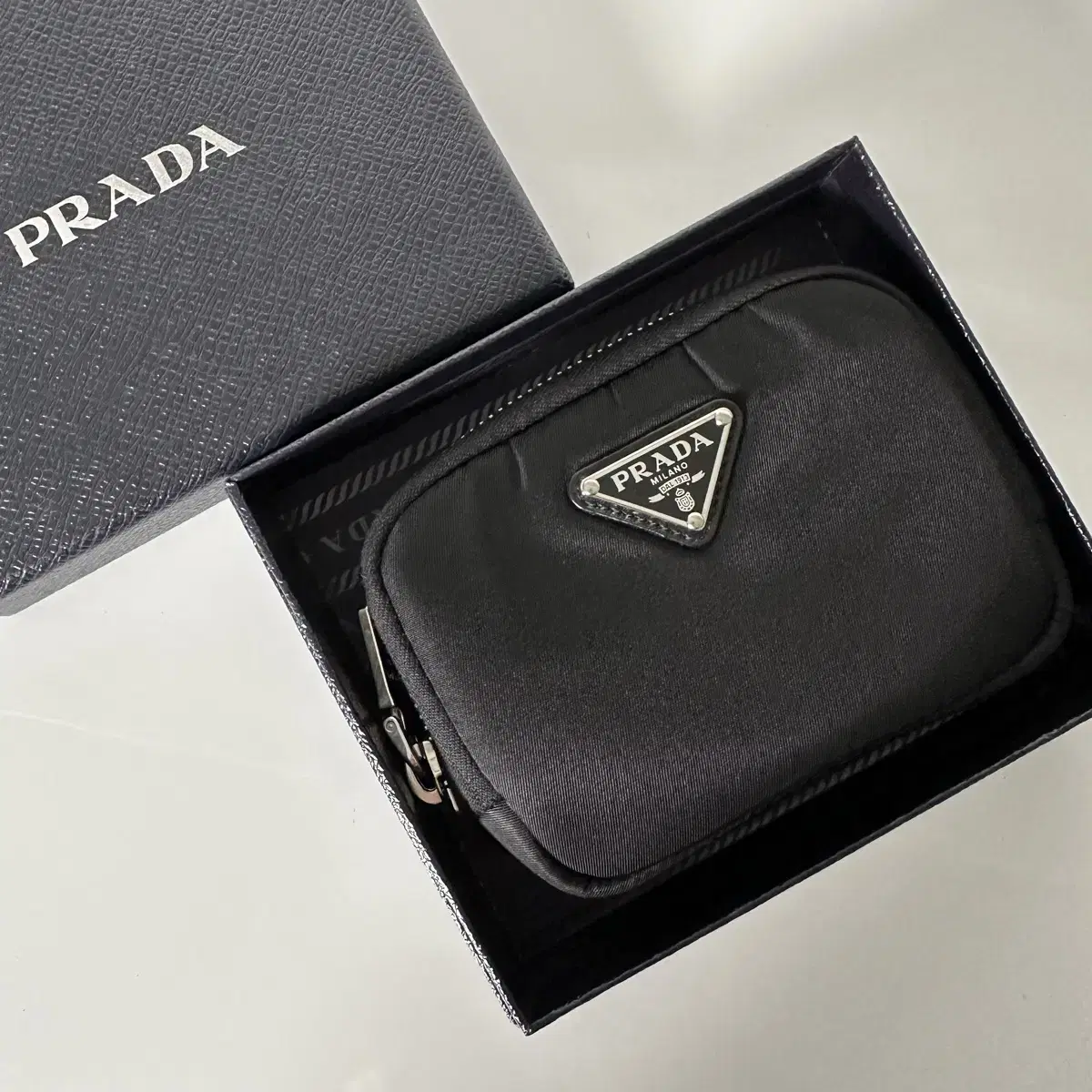 Prada Rina Nylon Kard Wallet