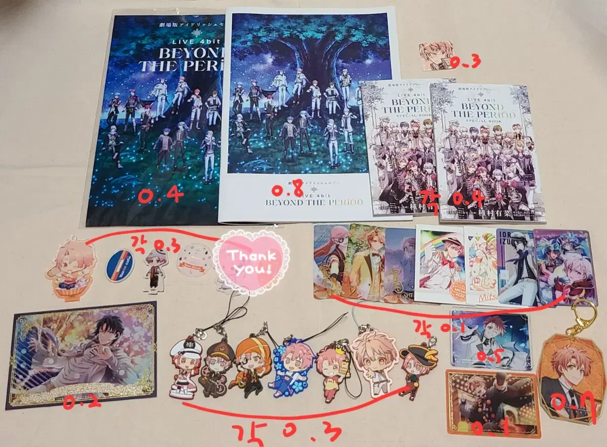 [Sell] Idolish Seven Ainana Mitsuki zuu merchandise