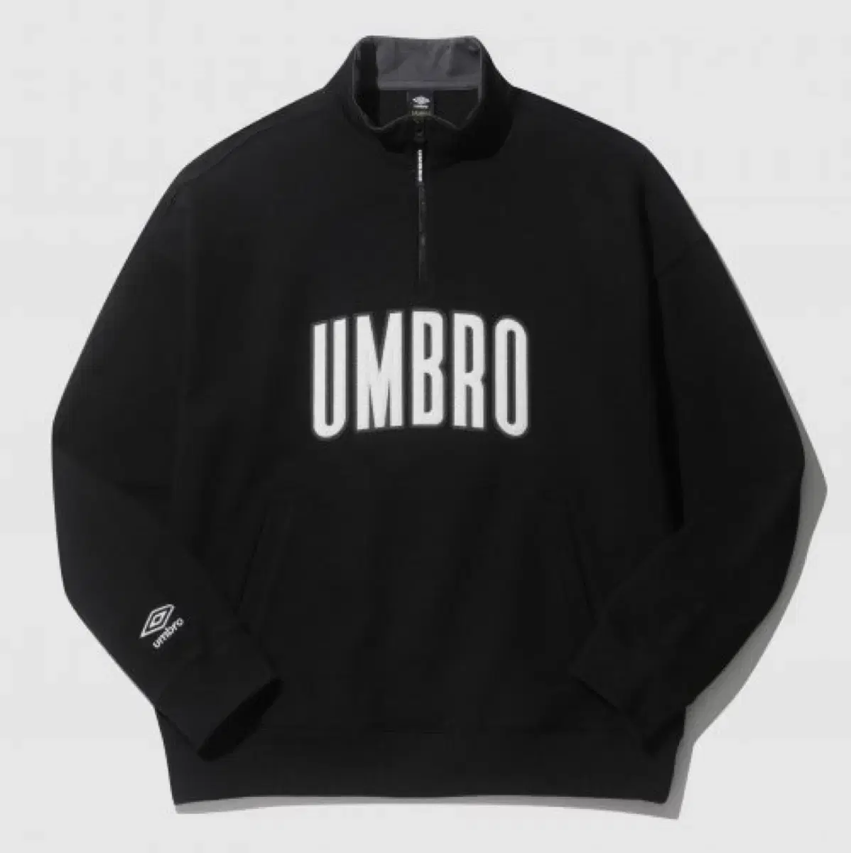 Umbro Lettering Half Zip Up Sweater