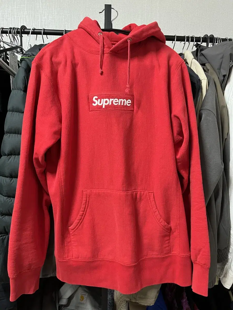 Supreme 16fw 박스로고 후드