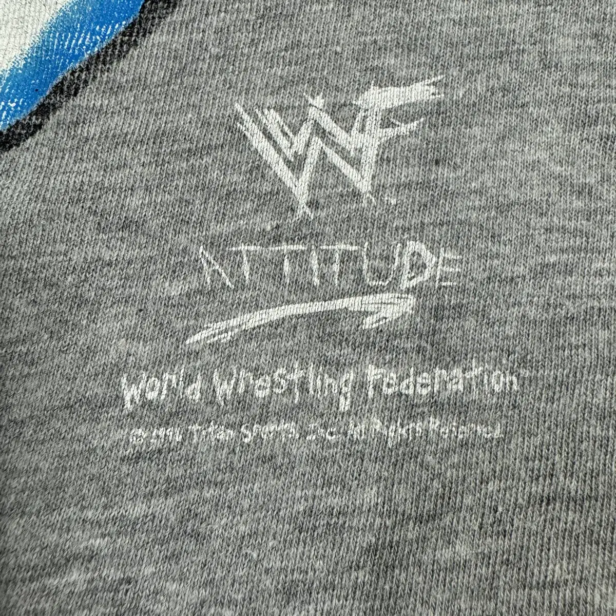 빈티지 90s WWF 스톤콜드 티셔츠