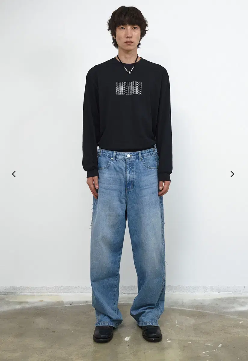 M) Surface Editions reworked side cut denim