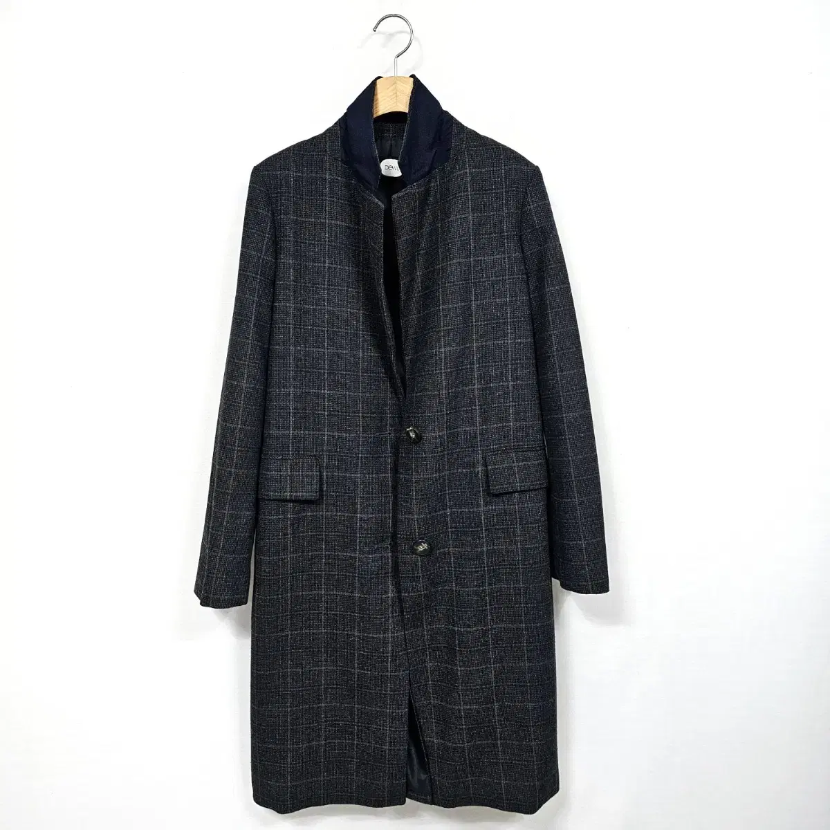 +Duel Check Coat K203