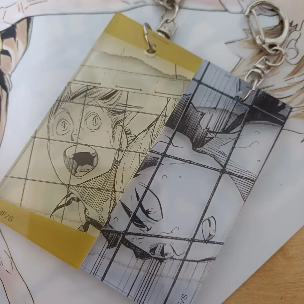 Urgent) Haikyuu Korean Won Keyring/Bokuto, Akashi