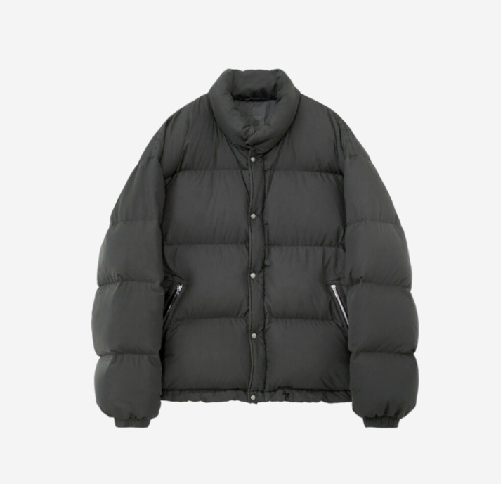 [3]Polyester Down Puffer Padding Mud Gray