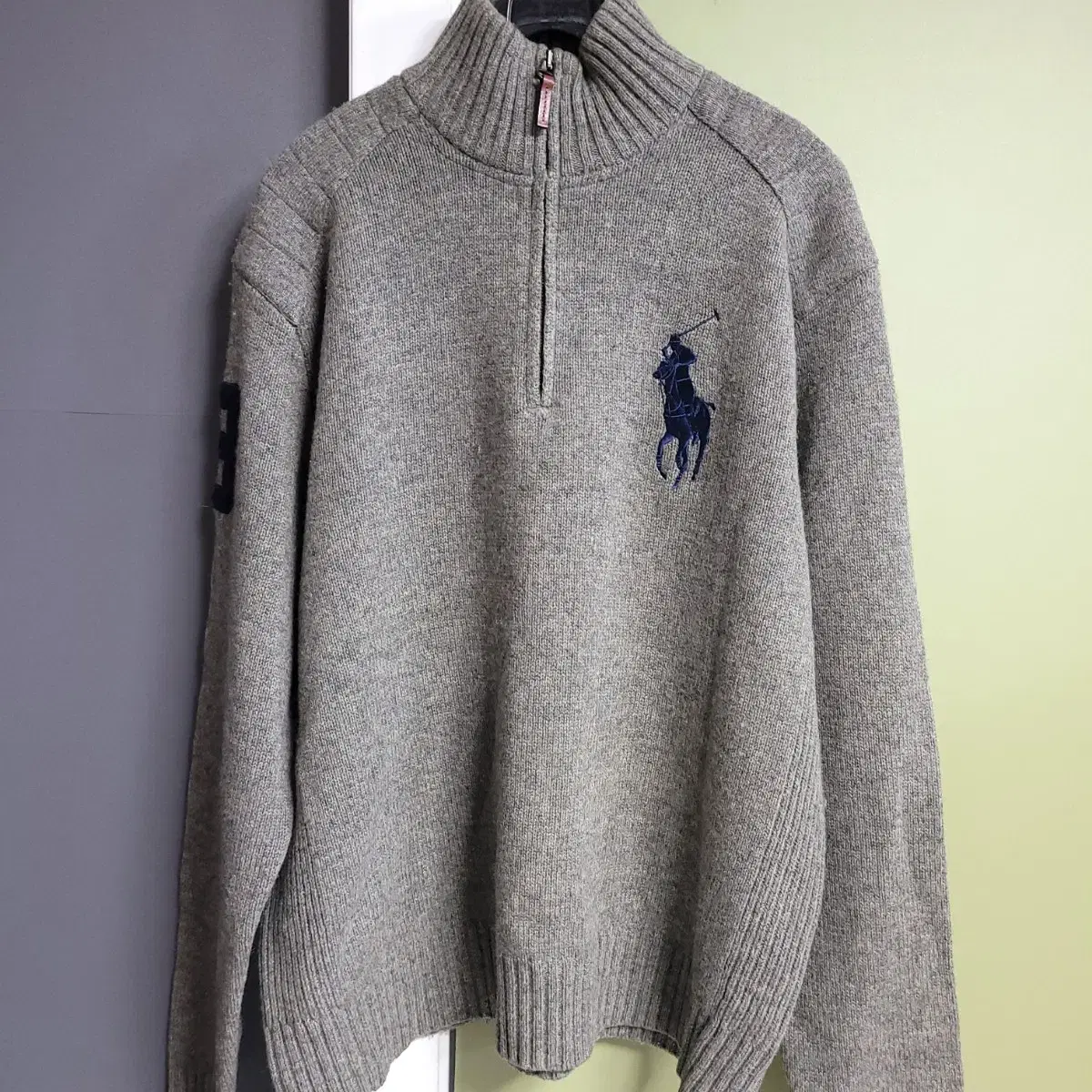 Polo Wool Knit Big Pony Sweater