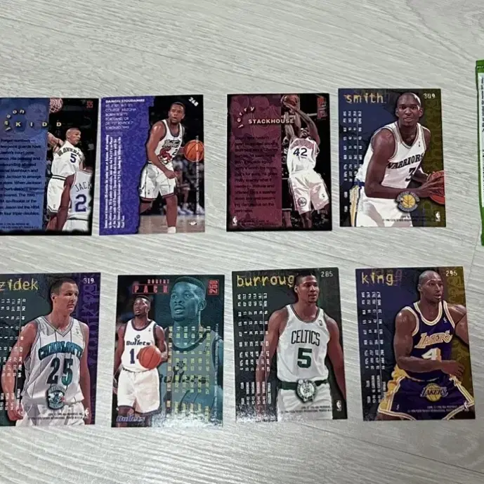 최종 가격) fleer 95~96 nba 카드 1팩 11장