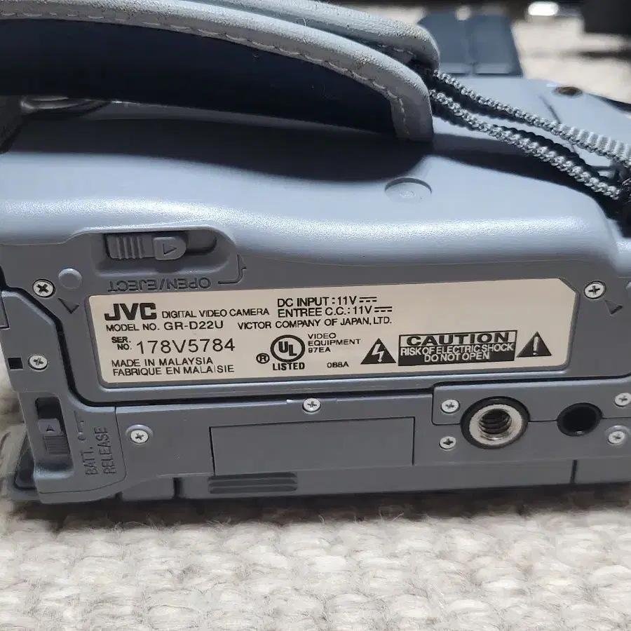 레트로 일본 JVC 6mm GR-D22U 디지털 캠코더 비디오 카메라