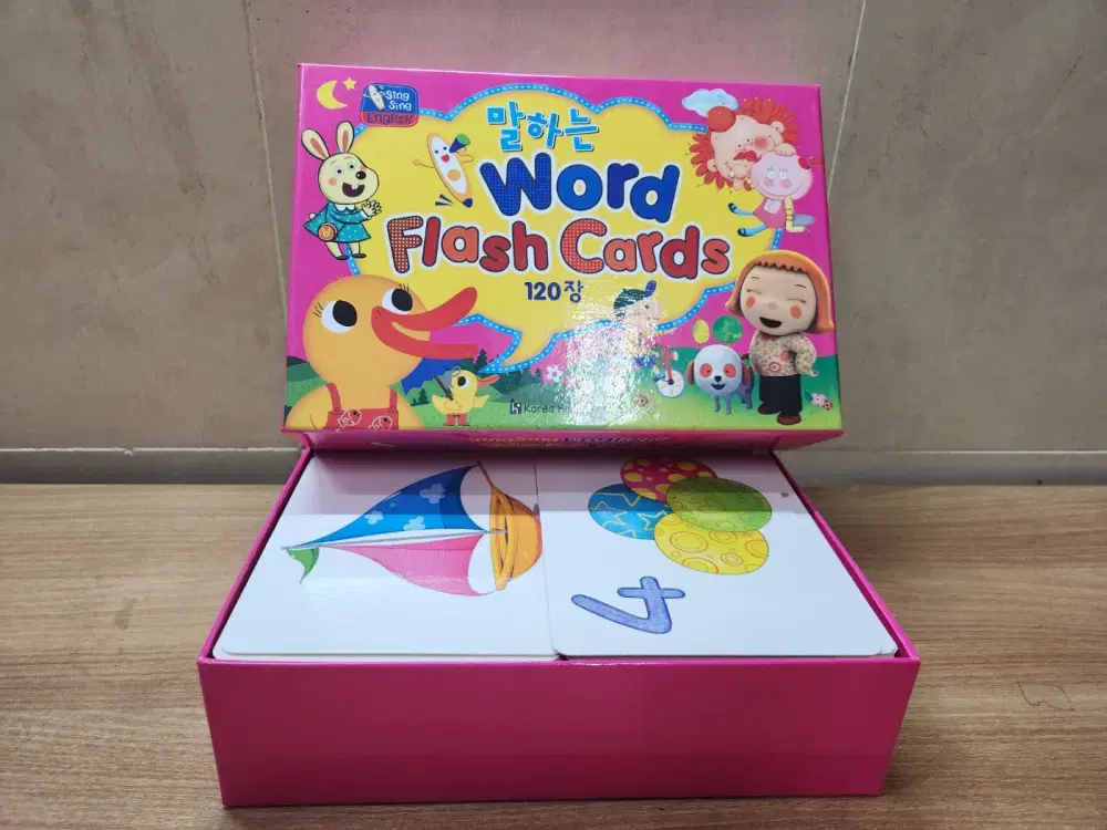 씽씽 영어  세이펜버전 말하는 word flash cards 1박스