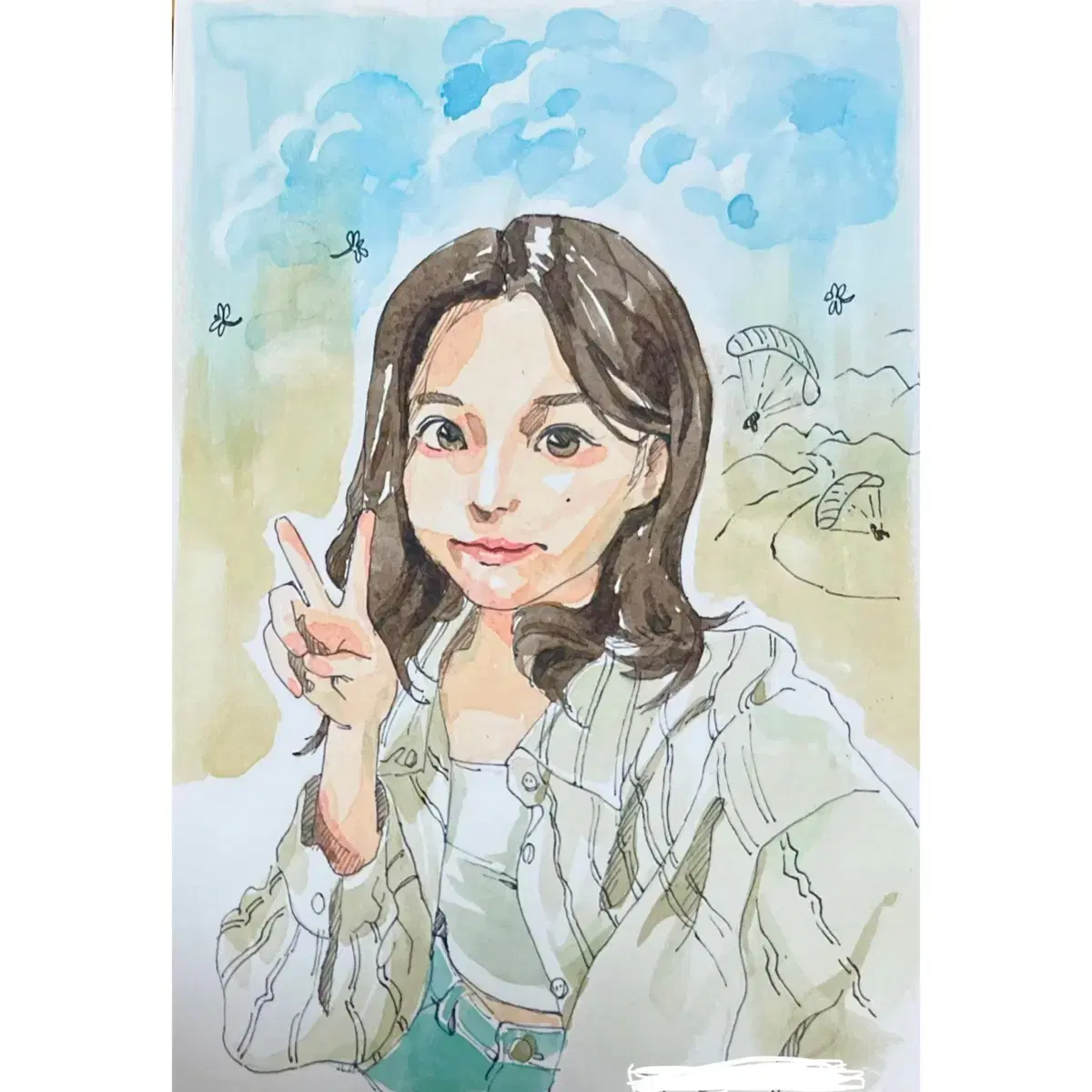 손그림 그려드립니다