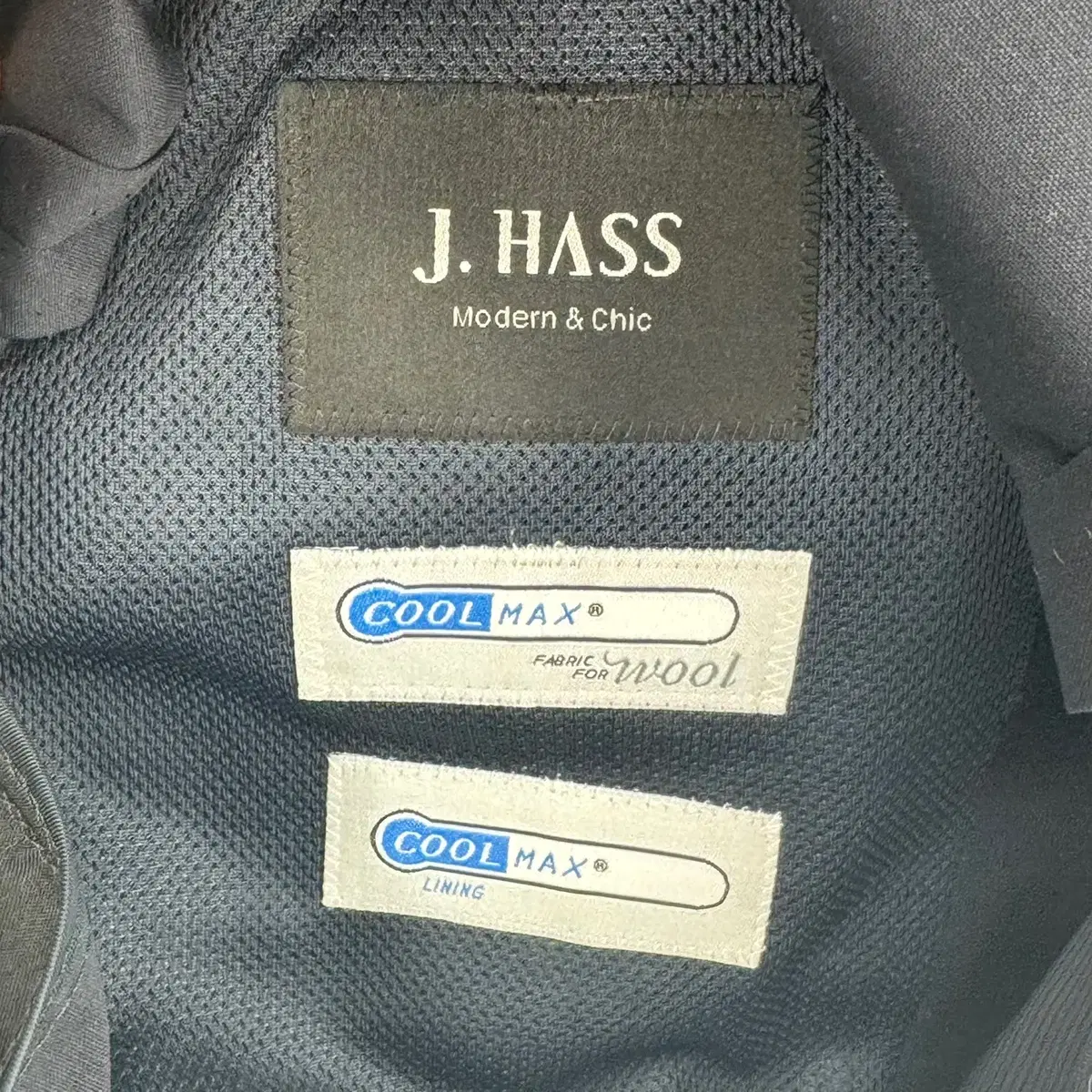 J. HASS 파크랜드 제이하스 울 자켓 (F size / BLACK)