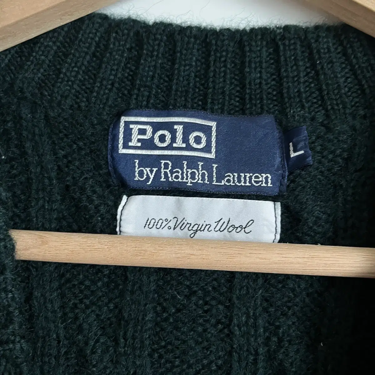 POLO RALPH LAUREN 90's vingin wool vest