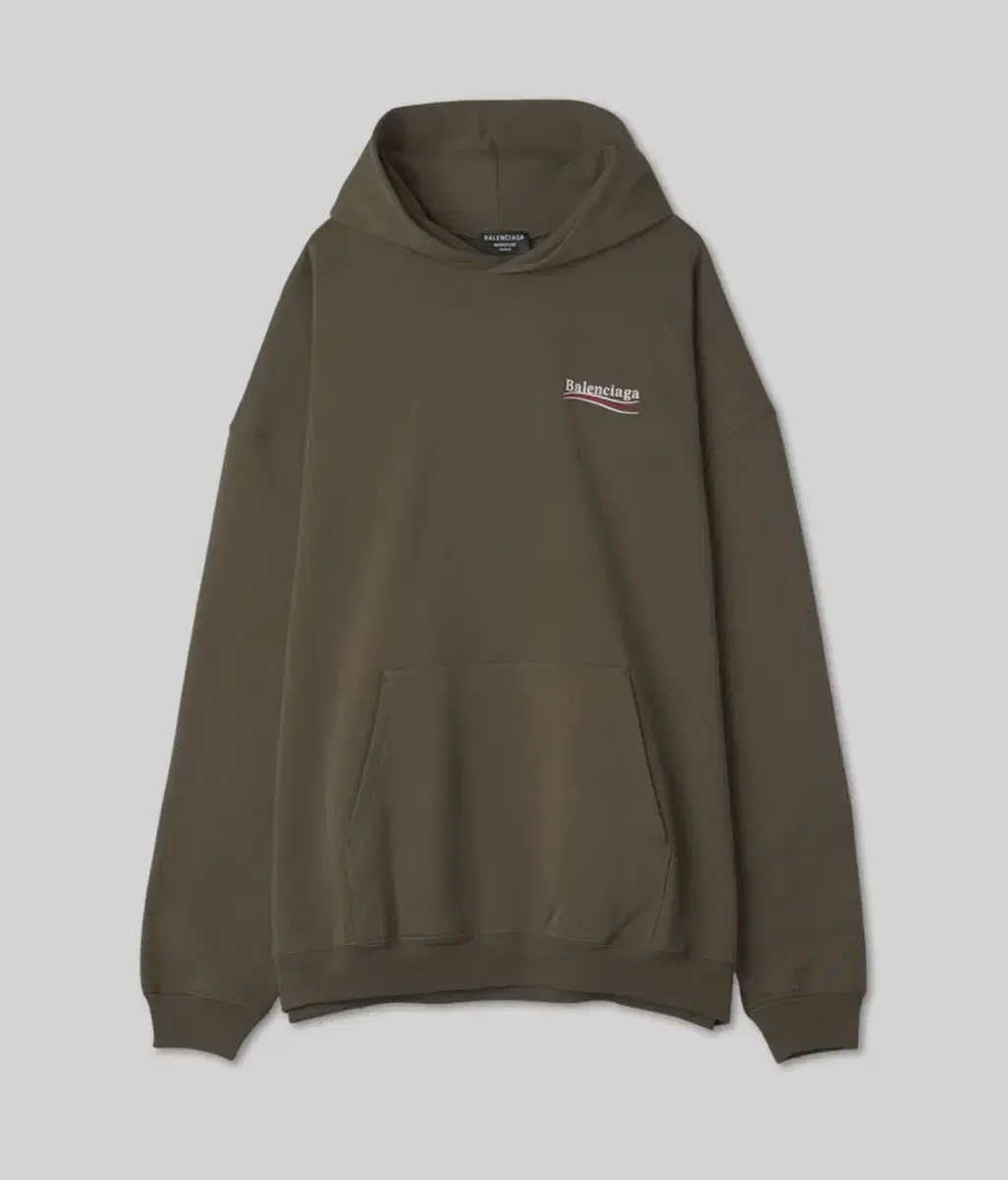 Newer)Balenciaga Political Campaign Hooded Khaki XS