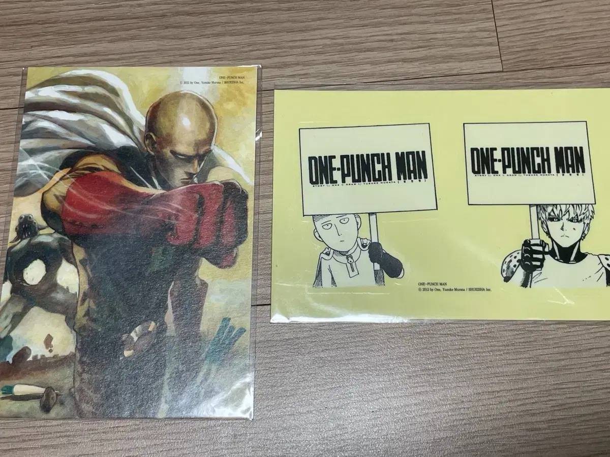 One-Punch Man (Saitama, Jenos) Postcard, Sticker