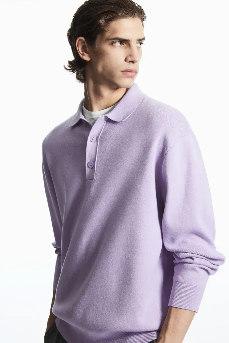 (Free shipping) COS KNITTED POLO SHIRT