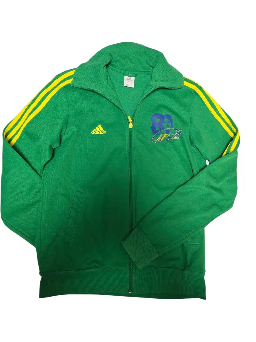 adidas Brazil Kaka Tracktop Jersey Green-Yellow 100