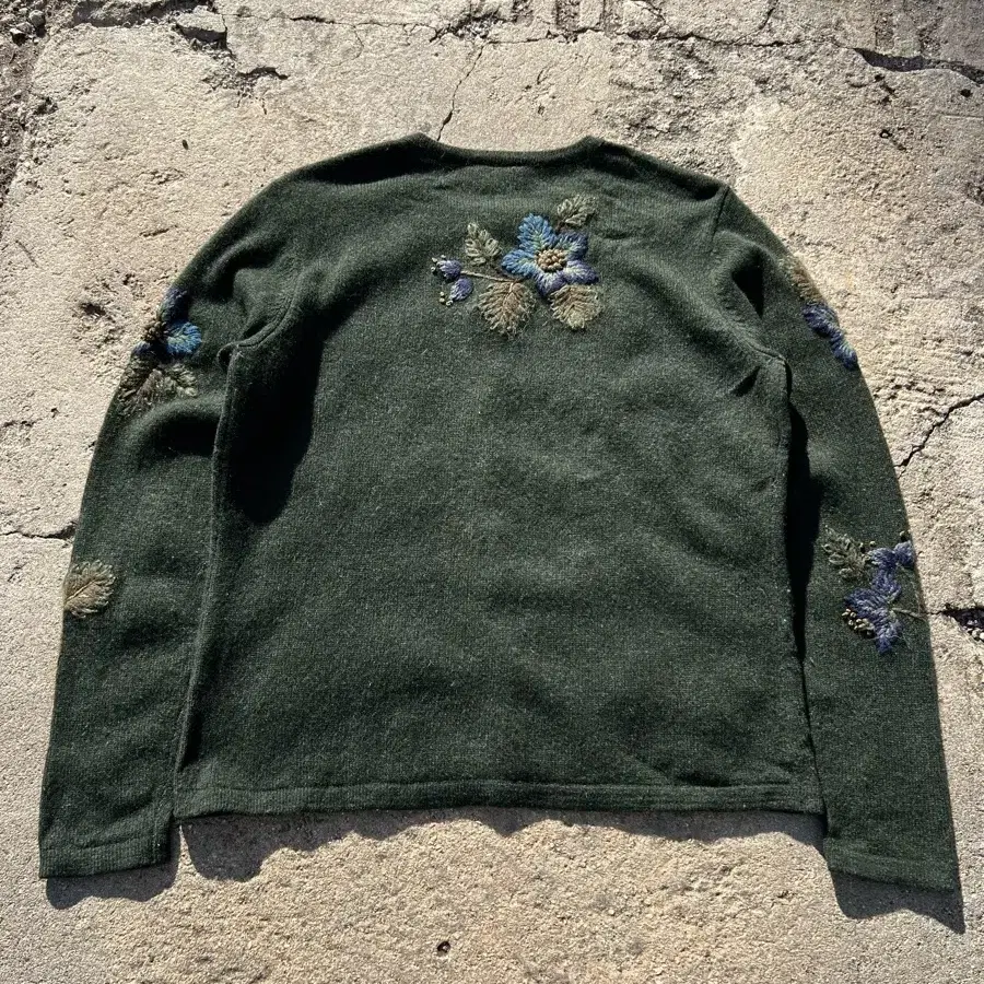 VINTAGE TALBOTS EMBROIDERED 빈티지가디건 울가디건