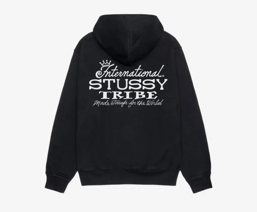 Stussy East Pigmented Dyed Hooded Black