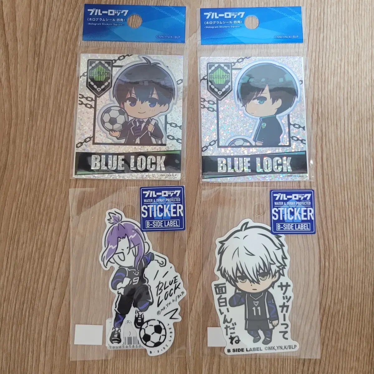 BLUELOCK Japan Seria Animate sticker Nagi Leo Lin Isagi