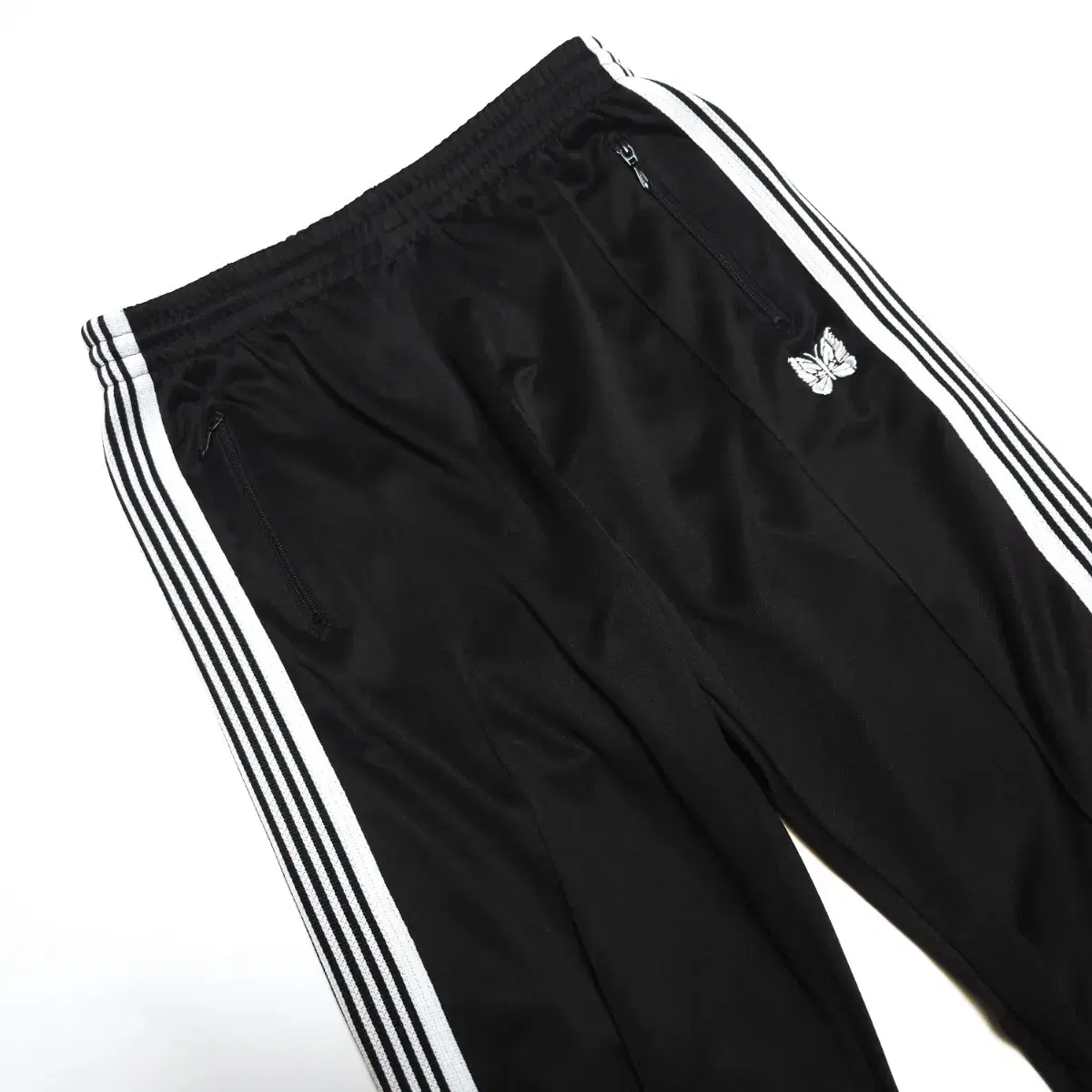 Needles Needles Straight Track Pants BlackWhite