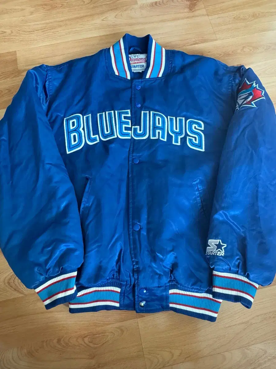 90s Starter Toronto Blue Jays Varsity Jacket in Size M