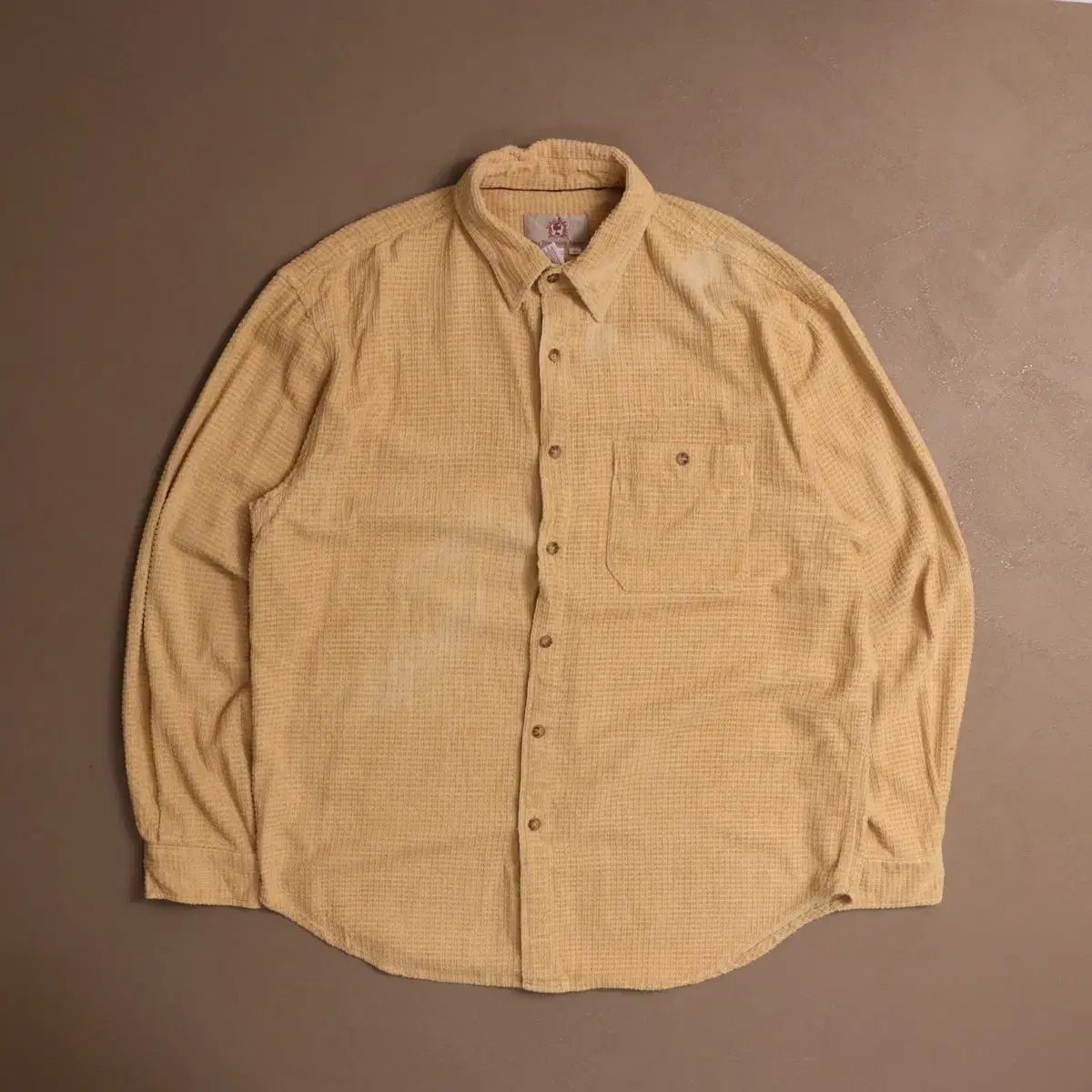 Vintage Cotton Waffle Workshirt