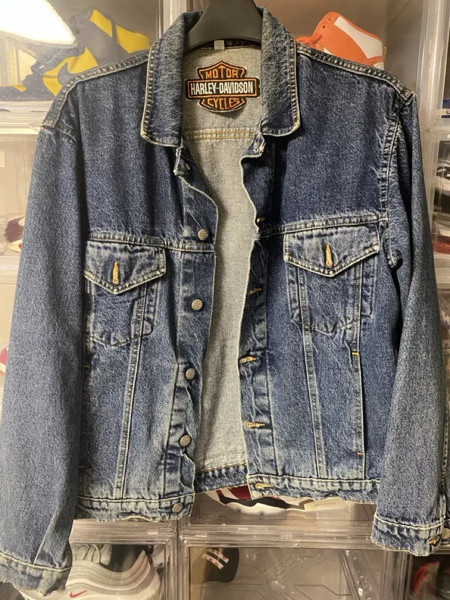 [M] Harley-Davidson Vintage Jeans Jacket