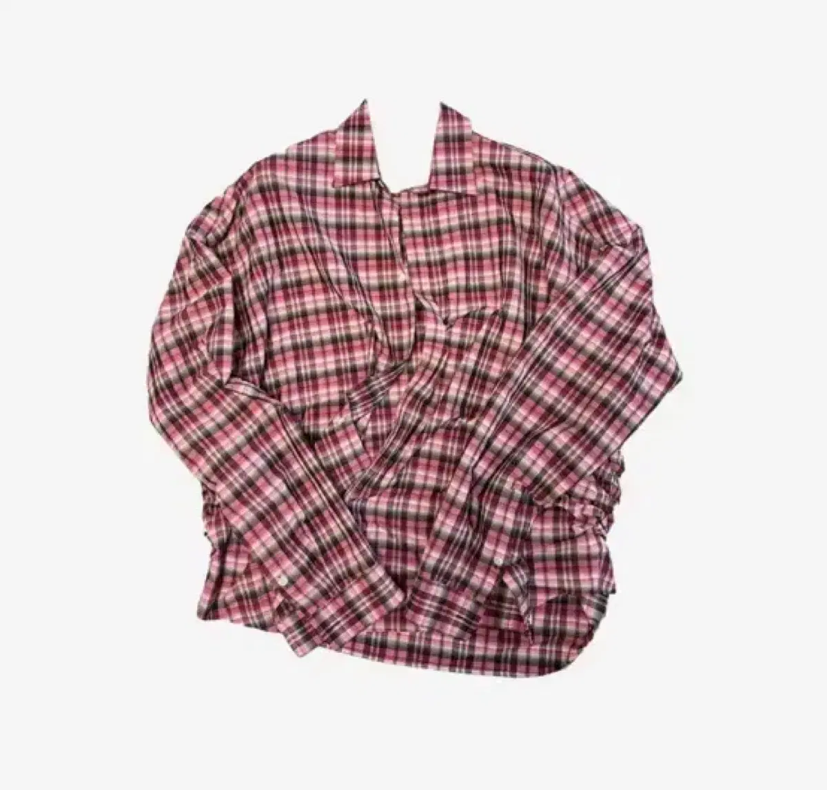 [1] Non-Node Flexible String Check Shirt