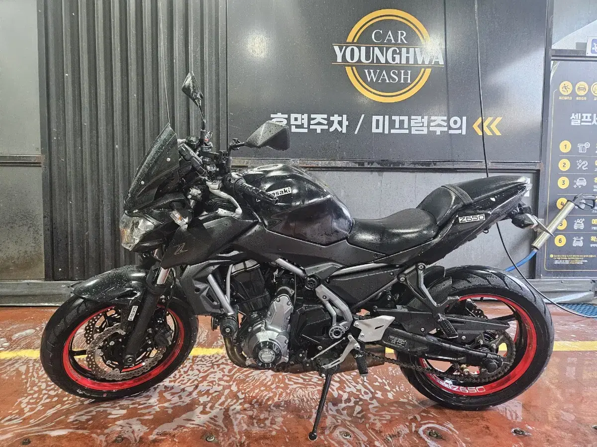 가와사키 z650 abs 17년식 15,@@@km 판매