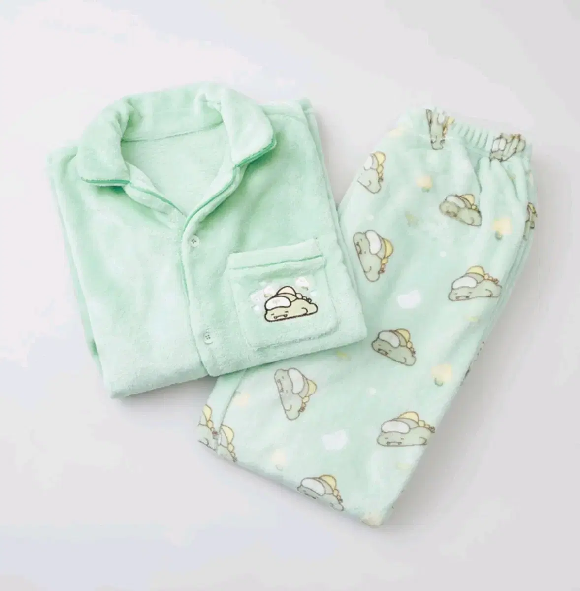 Dinosaur Pajamas pre-order benefit + Dinosaur epoxy stickers, dinosaur amulet, and labyrinth griptok included