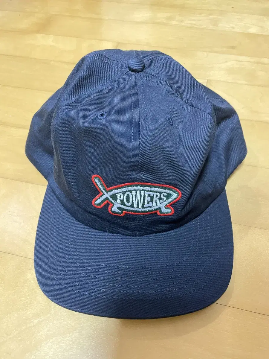 POWERS  FISH s CAP.  Navy