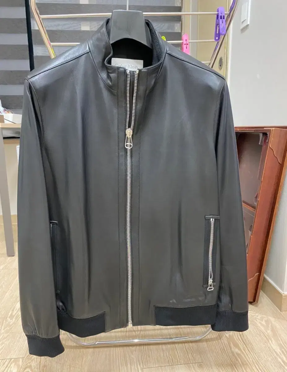 Calvin Klein Leather Jacket M