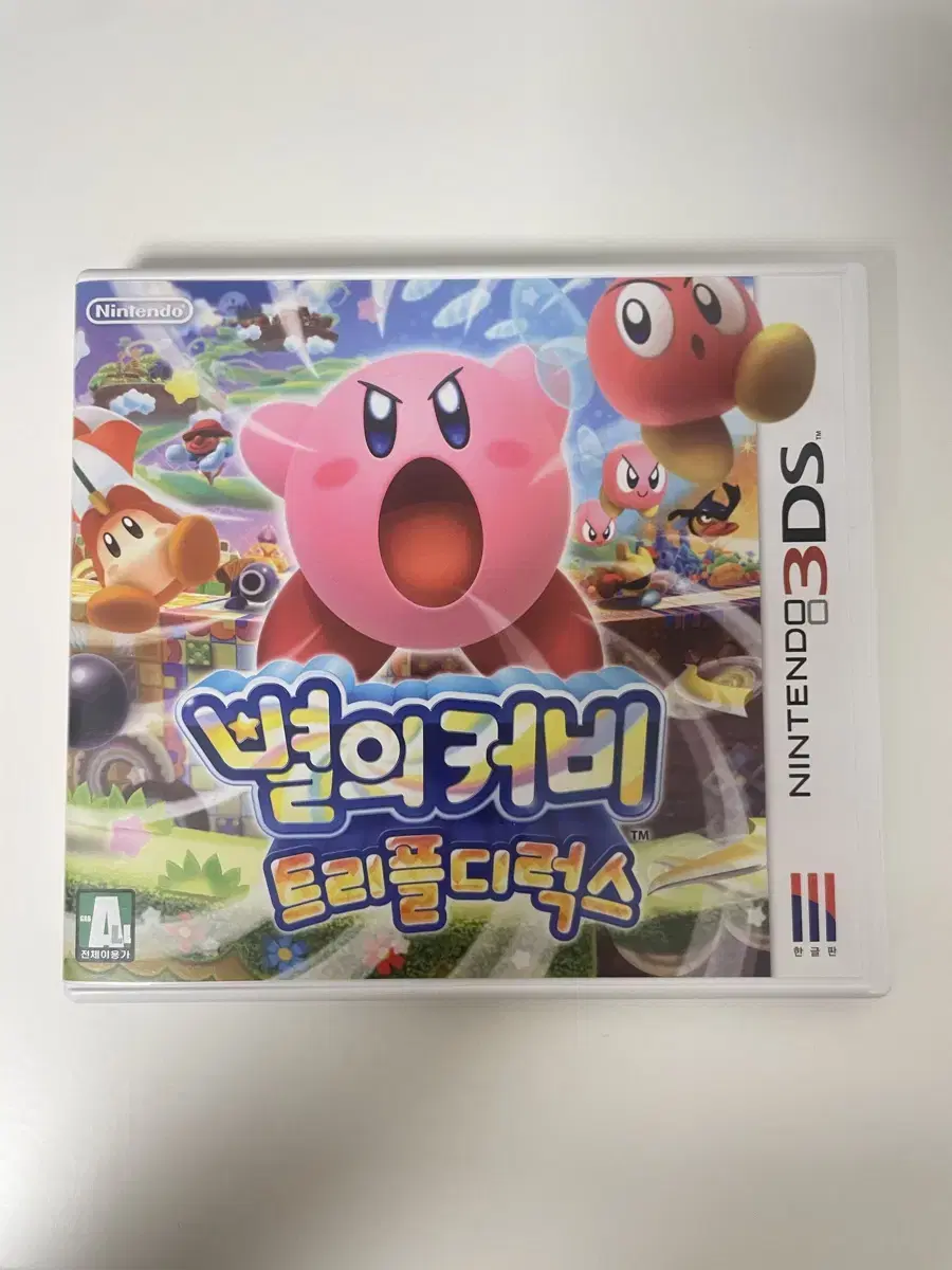 닌텐도3ds 별의커비트리플디럭스 칩 팔아요