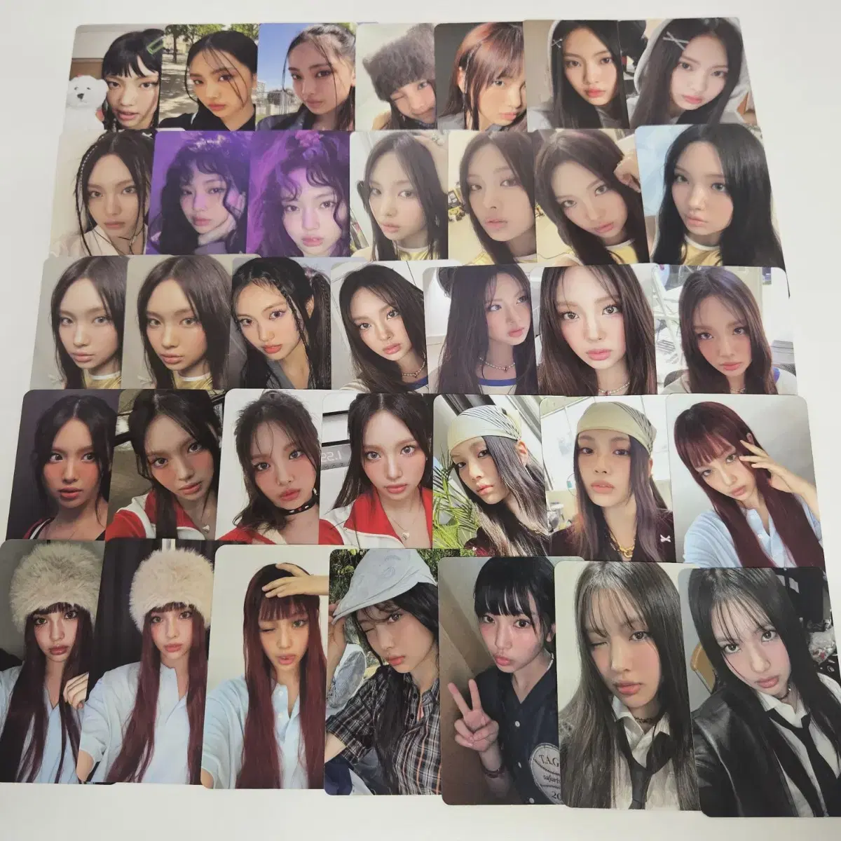 New Jeans hyein albumpoca pop uppoca bunnieskit in bulk of 35 cards