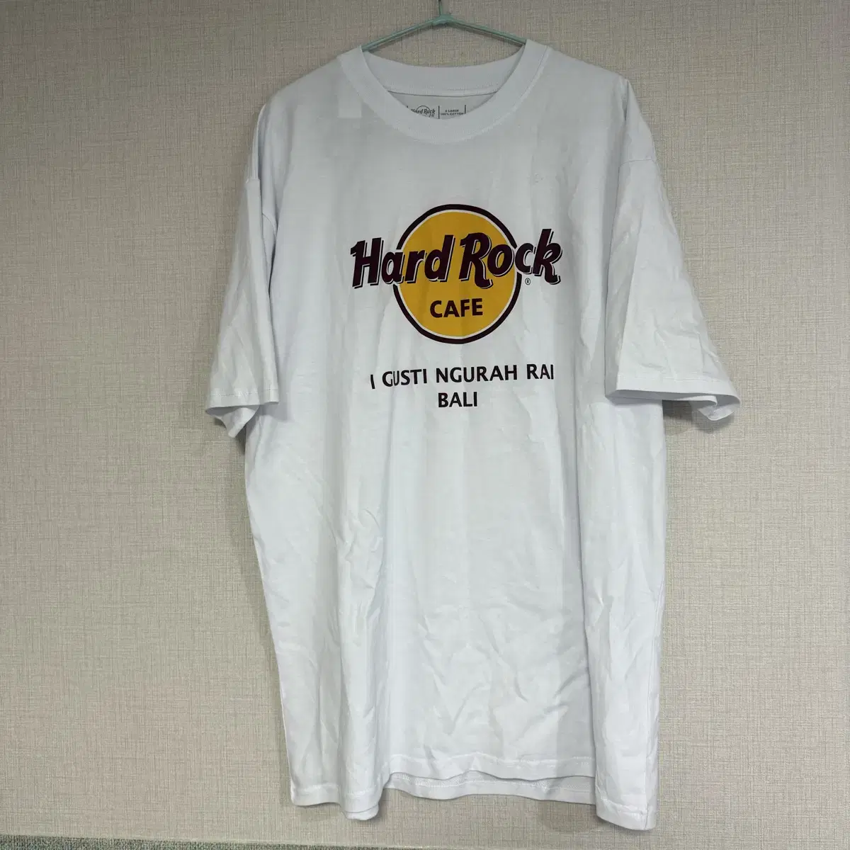 [XL] Hard Rock Cafe Short Sleeve T-Shirt White Bali limited edition New