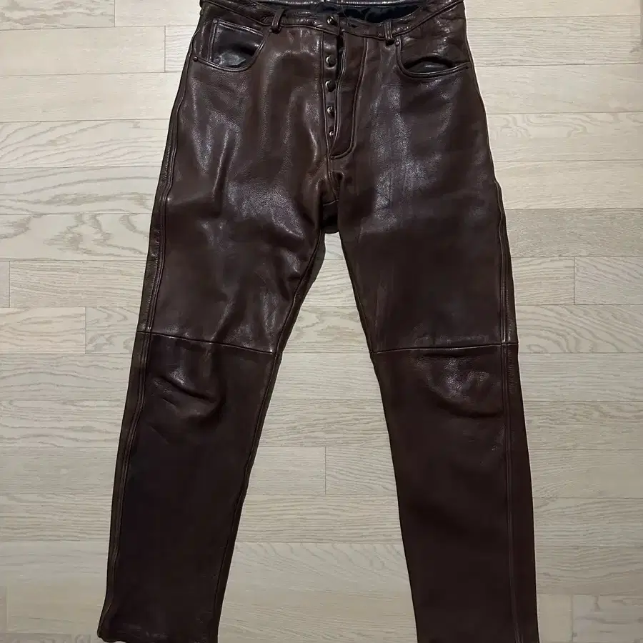 Emporio armani lamb leather pants size M