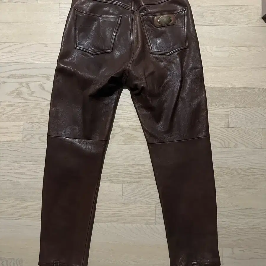 Emporio armani lamb leather pants size M