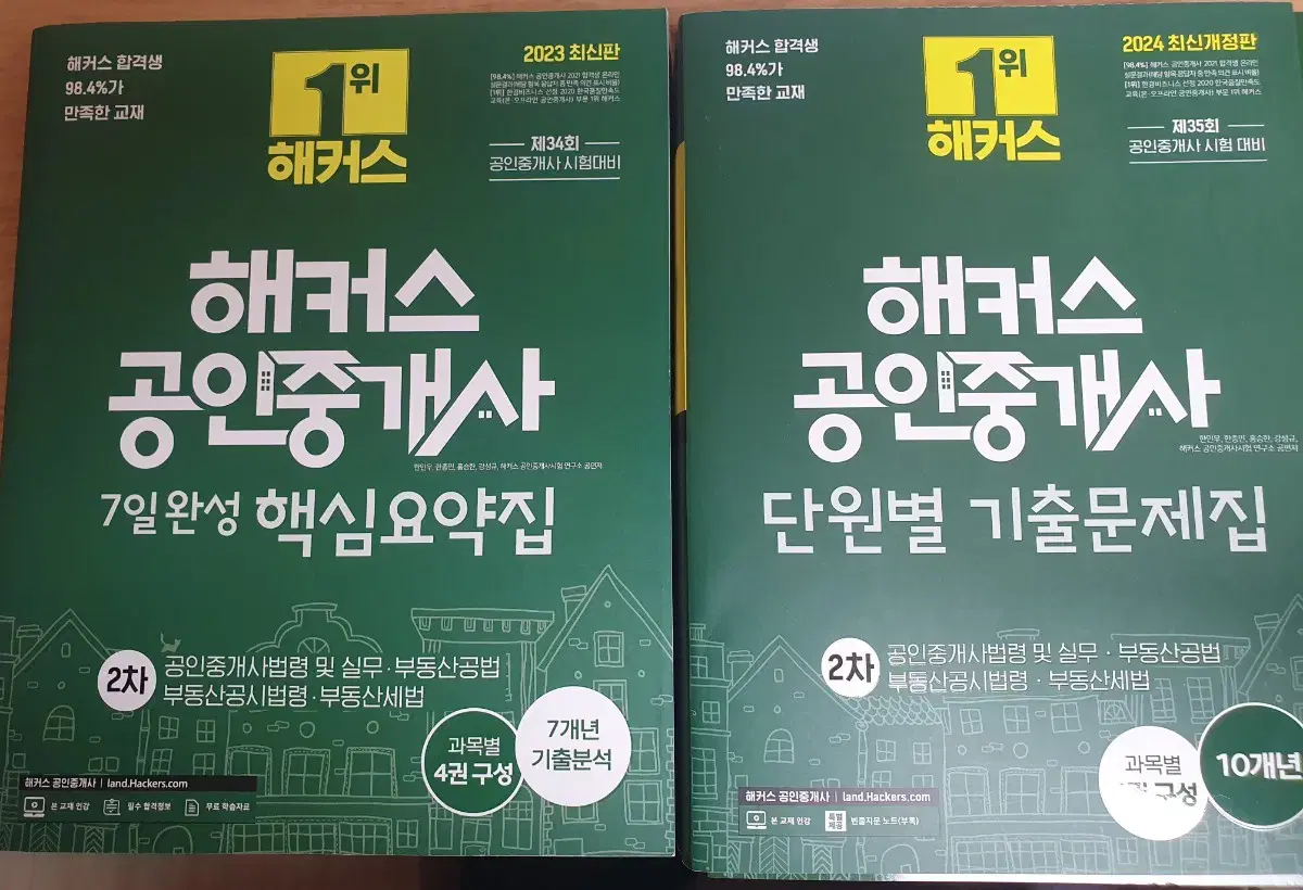 해커스 공인중개사 2차 핵심요약집+단원별기출