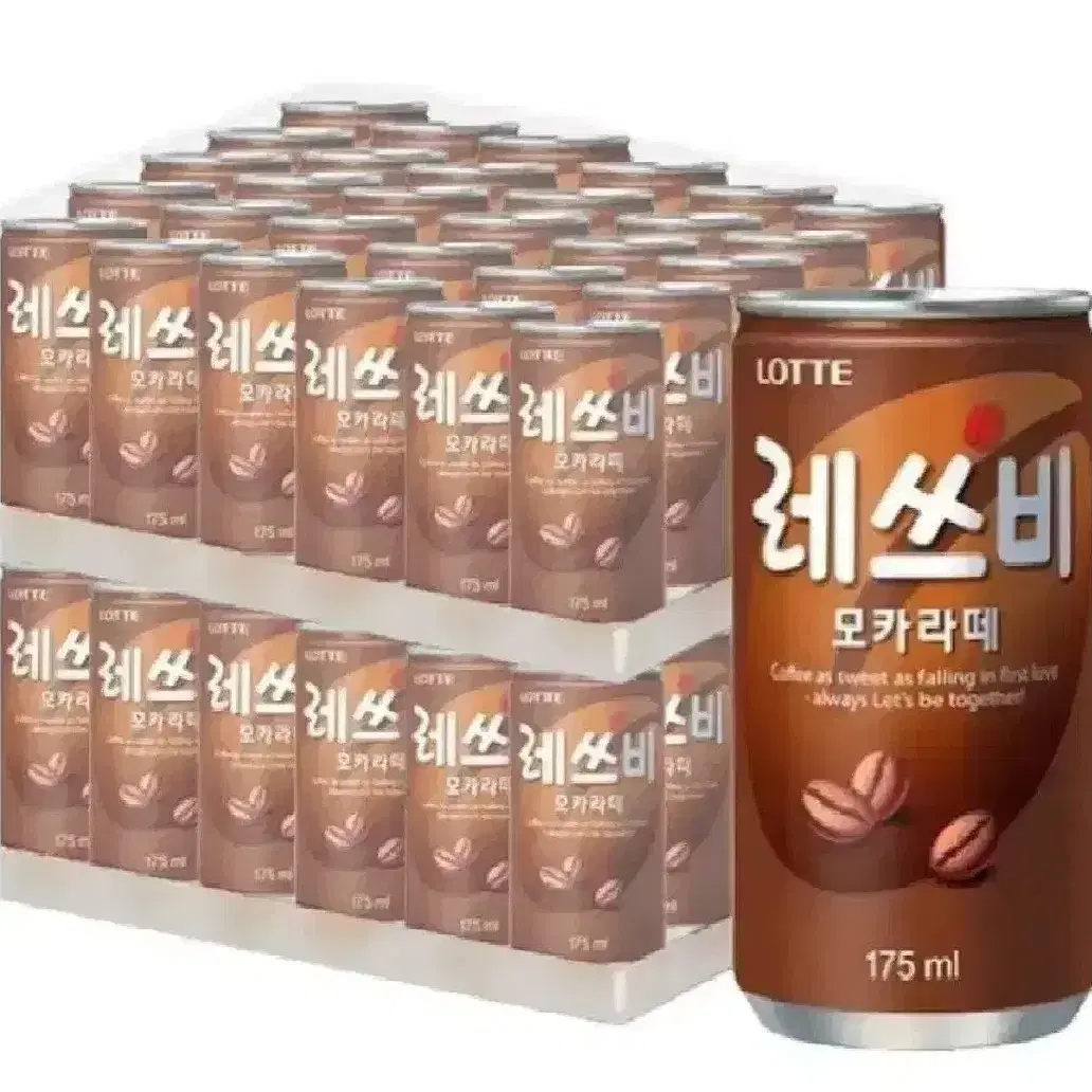 레쓰비 모카라떼 캔커피 175ml 60개