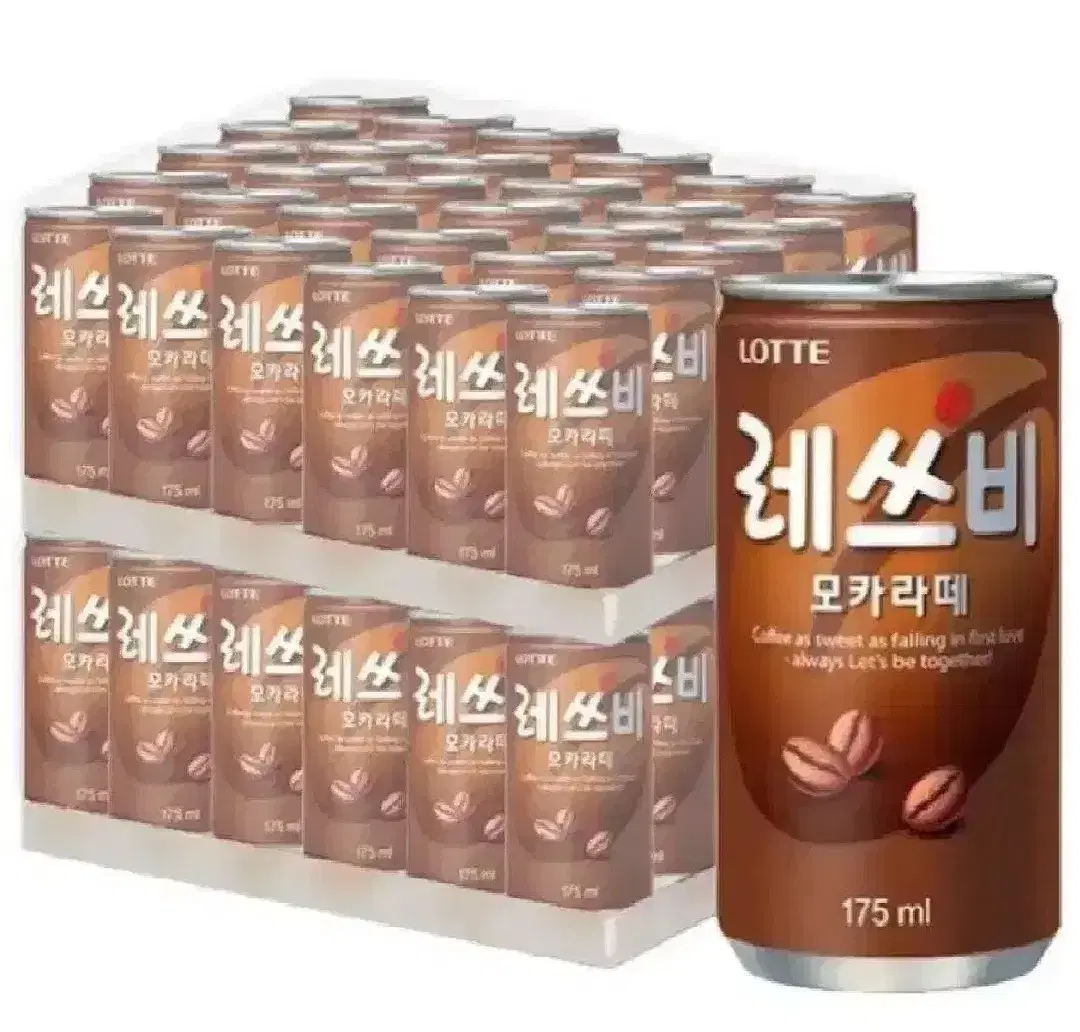 레쓰비 모카라떼 캔커피 175ml 60개